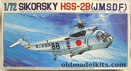 Fujimi 1/72 Sikorsky HSS-2B - JMSDF Anti-Submarine Or Flying Department Fuji Type - (S-61 Sea King), 7A30-1000 plastic model kit